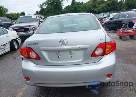 2009 Toyota Corolla Le из США, поврежденный, VIN JTDBL40E59J011277